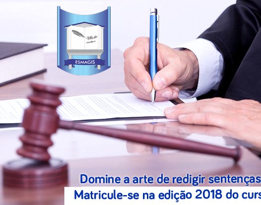 Matricule-se na nova turma do curso de técnicas de sentença