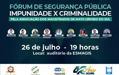 ESMAGIS é parceira em Fórum que discutirá segurança pública