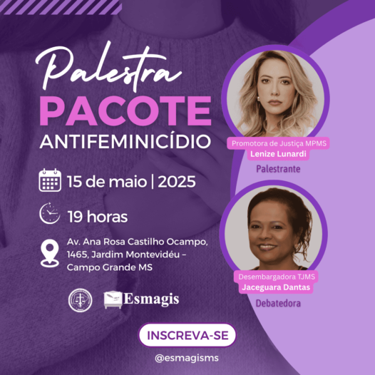 Palestra – Pacote Antifeminicídio 2025