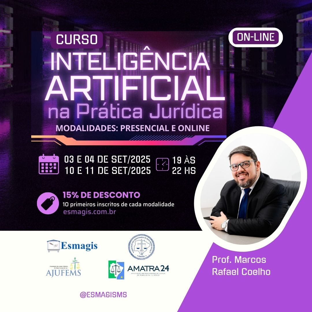 Curso Inteligência Artificial na Prática Jurídica(on-line)