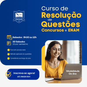 Curso de Resolução de Questões para Concursos e ENAM – 2026 (On-line)