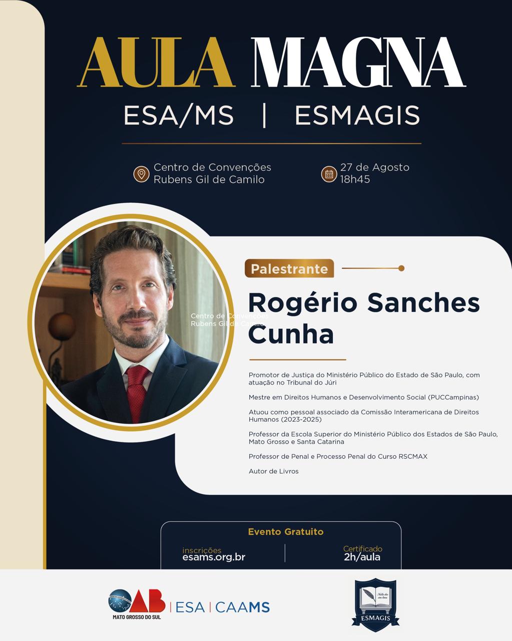 Aula Magna – Rogério Sanches Cunha